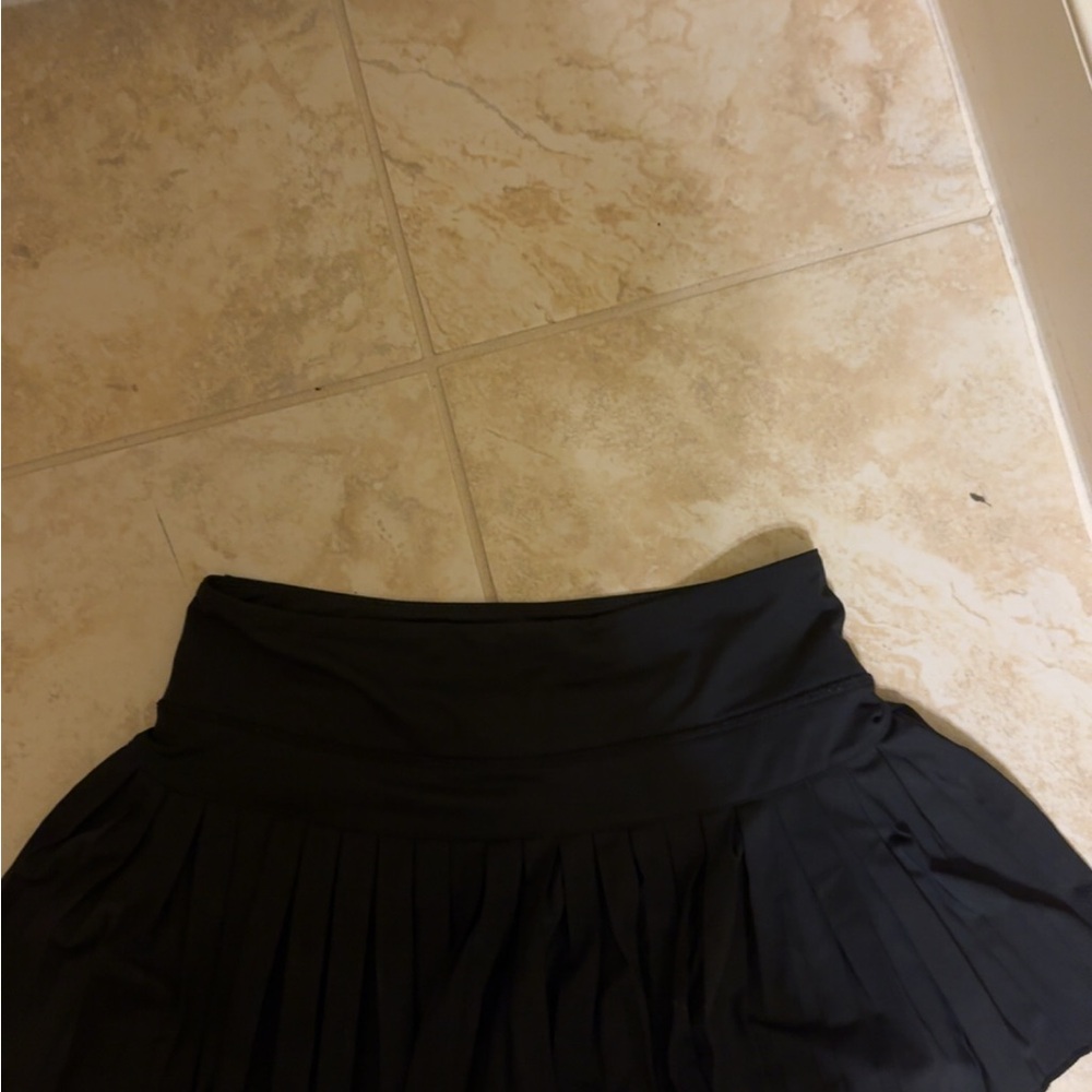 2 gold hinge skirts Black and Coral